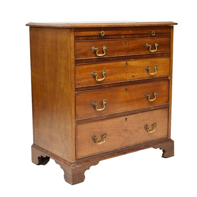 Lot 742 - 19th century diminutive mahogany chest of drawers