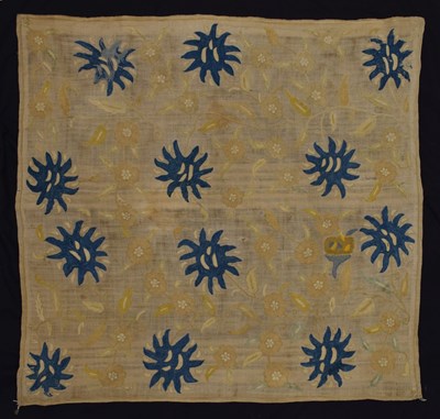 Lot 449 - Near Eastern embroidered Bocha or square cover