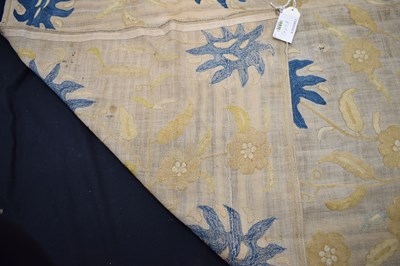 Lot 449 - Near Eastern embroidered Bocha or square cover