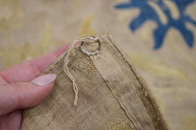 Lot 449 - Near Eastern embroidered Bocha or square cover