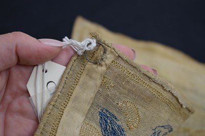 Lot 449 - Near Eastern embroidered Bocha or square cover