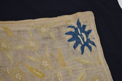 Lot 449 - Near Eastern embroidered Bocha or square cover
