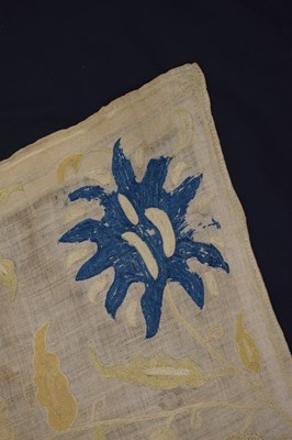 Lot 449 - Near Eastern embroidered Bocha or square cover