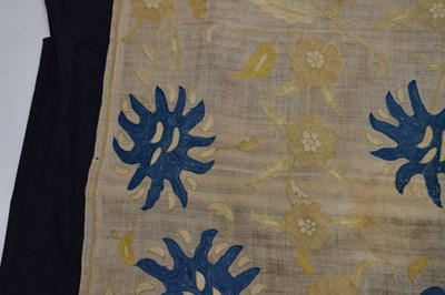 Lot 449 - Near Eastern embroidered Bocha or square cover