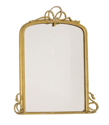 Lot 799 - Large 19th century gilt overmantel mirror