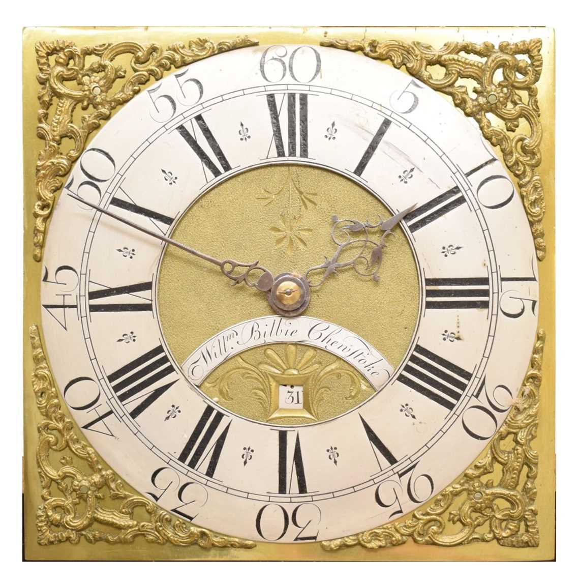 Lot 410 - William Bilbie, Chew Stoke, (1730-1789) - George III oak-cased 30-hour longcase clock