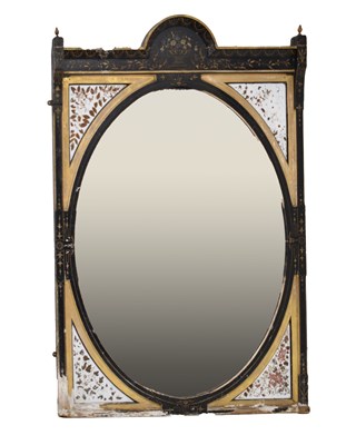 Lot 798 - Late Victorian Aesthetic overmantel mirror