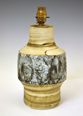 Lot 697 - Carn pottery lampbase