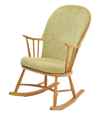 Lot 716 - Ercol - Chairmakers open-arm rocking chair