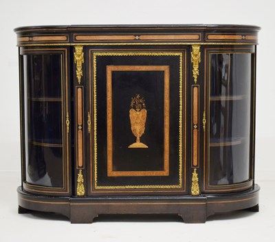 Lot 730 - Victorian ebonised credenza