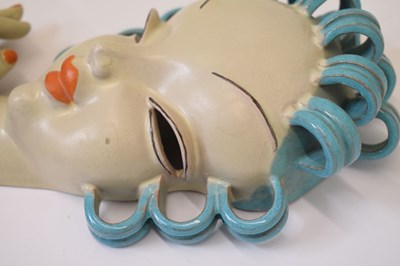 Lot 277 - Art Deco terracotta wall mask