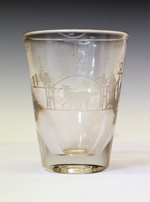 Lot 256 - Victorian Oddfellows glass