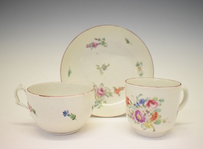 Lot 322 - Cookworthy Bristol, cup and saucer and coffee cup