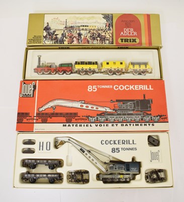 Lot 509 - Trix HO 1200 Der Adler train pack and Jouef HO  '85 Tonnes Cockerill'