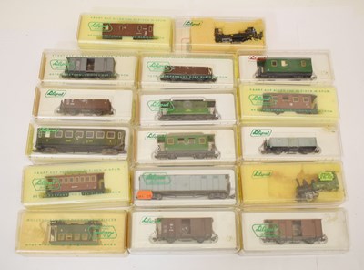 Lot 503 - Liliput - Group of seventeen HOe gauge wagons/rolling stock