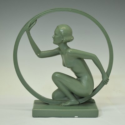 Lot 391 - Art Deco plaster sculpture