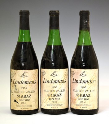 Lot 536 - Lindemans Bin 3110 Shiraz, 1965, Hunter Valley, Australia