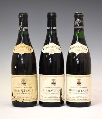 Lot 534 - Domaine Chapoutier - Monier de la Sizeranne Hermitage, 1989