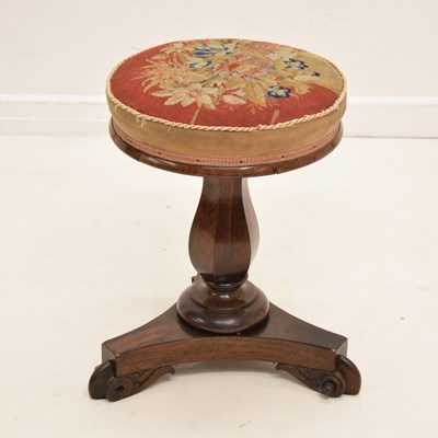 Lot 748 - Victorian rosewood piano stool