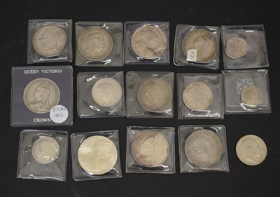 Lot 287 - Quantity of GB and Continental silver coinage