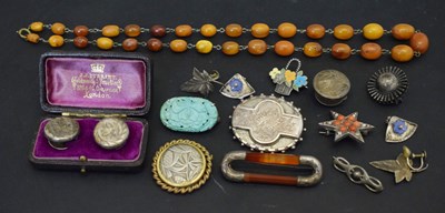 Lot 174 - Victorian and Edwardian silver jewellery