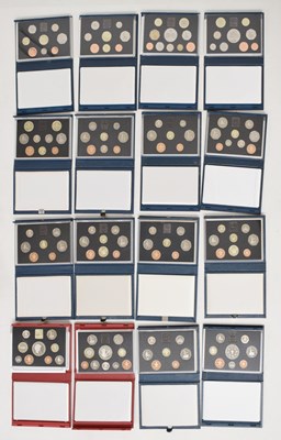 Lot 296 - Sixteen Royal Mint United Kingdom Proof Coin Collections