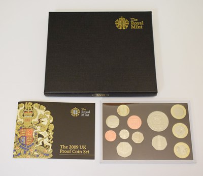 Lot 297 - 2009 Royal Mint UK Proof Coin Set, 2009, 12 coin set to include Kew Garden 50p