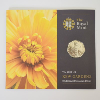 Lot 298 - Royal Mint UK Kew Garden 50p Brilliant Uncirculated Coin, 2009