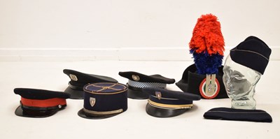 Lot 319 - Collection of mid to late 20th century Foreign Police caps etc