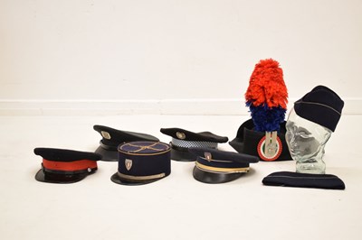 Lot 319 - Collection of mid to late 20th century Foreign Police caps etc