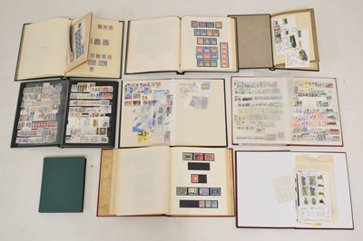 Lot 450 - Collection of Swiss/Helvetia, and world stamps in stock books