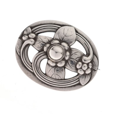 Lot 57 - Georg Jensen silver brooch, No.138