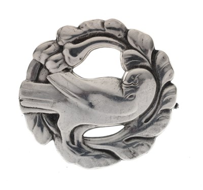 Lot 59 - Georg Jensen 830 standard silver brooch, No.165