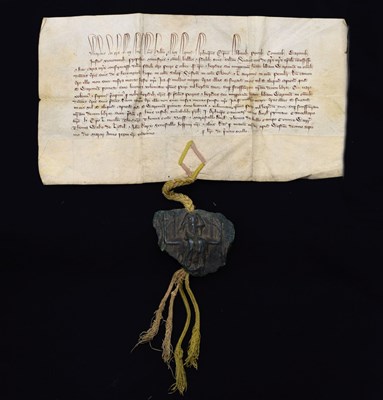 Lot 172 - Edward III Royal Seal Warrant Charter