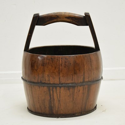 Lot 626 - 20th century Chinese rice bucket