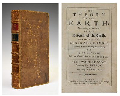 Lot 321 - Thomas Burnet - Theory of the Earth - 1690-1691