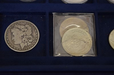 Lot 252 - Group of Canadian and American silver coinage, etc