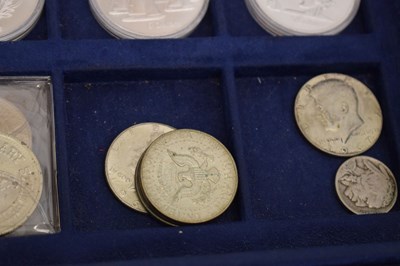 Lot 252 - Group of Canadian and American silver coinage, etc