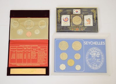 Lot 249 - Three proof world coin sets