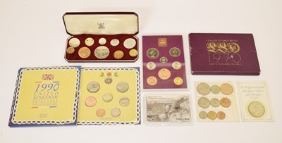 Lot 254 - Elizabeth II 1953 proof coin set, etc