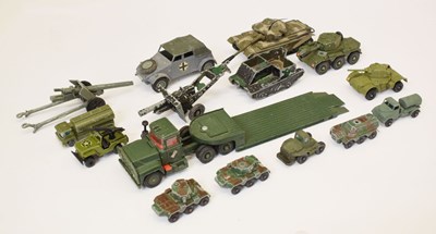 Lot 369 - Mixed quantity of military-themed diecast model vehicles