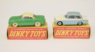 Lot 362 - Dinky Toys - Two boxed diecast model vehicles