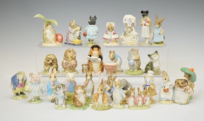 Lot 418 - Group of twenty-five Beswick Beatrix Potter figures