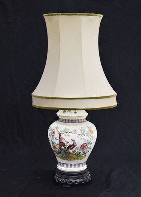 Lot 322 - Ceramic table lamp