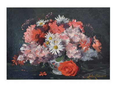 Lot 474 - John Codner RWA (1913-2008) - Oil on board - 'Red Rose I'