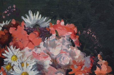 Lot 474 - John Codner RWA (1913-2008) - Oil on board - 'Red Rose I'