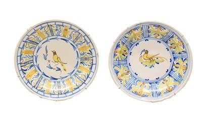 Lot 426 - Pair of Continental faience dishes, circa 1900