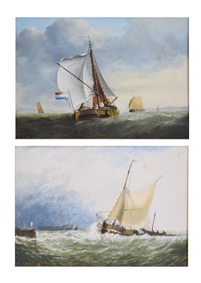 Lot 478 - Robert Moore (b.1945) - Two 20th century marine oils