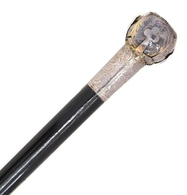 Lot 222 - Late 19th/early 20th century Masonic ebonised walking cane