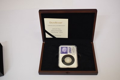 Lot 251 - Charles III Isle of Man silver sovereign, 2024, commemorating the 80th anniversary of D-Day